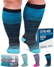 Meias de compressão Doctor's Select Plus Size 20-30 mmHg 6XL Meias de compressão Doctor's Select Plus Size 20-30 mmHg 6XL