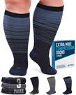 Meias de compressão Doctor's Select Plus Size 20-30 mmHg 6XL