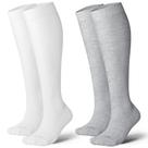Meias de compressão LEVSOX Cotton 20-30 mmHg para mulheres e homens