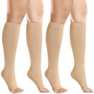 Meias de compressão +MD de 20-30 mmHg para mulheres e homens GG nuas Meias de compressão +MD de 20-30 mmHg para mulheres e homens GG nuas