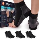 Meias de compressão PhysFlex para fascite plantar (3 pares)
