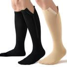 Meias de compressão Podafu Zipper 15-20 mmHg na altura do joelho x 2 pares Meias de compressão Podafu Zipper 15-20 mmHg na altura do joelho x 2 pares