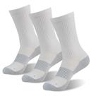 Meias de corrida de compressão FOOTPLUS Copper, 3 pares, brancas Meias de corrida de compressão FOOTPLUS Copper, 3 pares, brancas