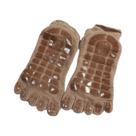Meias De Dedo Grossas Antiderrapantes Masculinas Para Inverno, Quentes, De Cano Baixo, Tipo Pantufa,