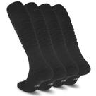 Meias de futebol Dingcooler Scrunch Extra Long, pacote com 2 unidades, unissex Meias de futebol Dingcooler Scrunch Extra Long, pacote com 2 unidades, unissex