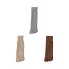 Meias De Inverno Femininas Grossas E Quentes De Coral Fleece, 3 Pares, Com Dedos Separados, Felpudas Meias De Inverno Femininas Grossas E Quentes De Coral Fleece, 3 Pares, Com Dedos Separados, Felpudas