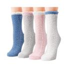 Meias De Inverno Femininas Quentes E Fofas, Térmicas E Macias, Meias De Dormir Da Moda