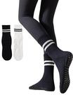 Meias de ioga Irisbear Pilates antiderrapantes para mulheres, pacote com 2 Meias de ioga Irisbear Pilates antiderrapantes para mulheres, pacote com 2