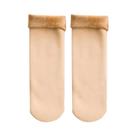 Meias De Lã E Caxemira Térmicas Grossas E Quentes Para O Inverno Femininas, Pretas, Sem Costura, De