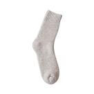 Meias De Lã Merino Quentes De Inverno Para Mulheres E Homens, Grossas, Sólidas, Antiderrapantes,