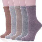 Meias de lã ProeTrade Merino Thermal Warm Winter Women, pacote com 5