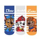 Meias De Malha Paw Patrol Para Crianças Pequenas, 3 Pares, Skye Everest Chase Marshall Rubble Rocky,