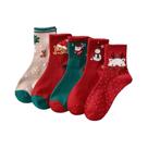 Meias De Natal Animadas 5 Pares Decorações De Natal Para Casa Suprimentos De Natal