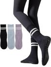 Meias de Pilates Irisbear para mulheres, antiderrapantes, ioga, pacote com 3 Meias de Pilates Irisbear para mulheres, antiderrapantes, ioga, pacote com 3