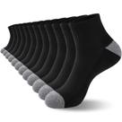 Meias de tornozelo, almofada COOVAN para homens, 12 pares, tamanho 6-12