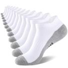 Meias de tornozelo eallco Low Cut, atléticas, almofadadas para corrida, pacote com 6 Meias de tornozelo eallco Low Cut, atléticas, almofadadas para corrida, pacote com 6