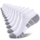 Meias de tornozelo eallco Low Cut, atléticas, almofadadas para corrida, pacote com 6 Meias de tornozelo eallco Low Cut, atléticas, almofadadas para corrida, pacote com 6