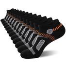 Meias de tornozelo Heatuff Athletic Masculinas com absorção de umidade, pacote com 6