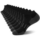 Meias de tornozelo Heatuff Athletic para homens que absorvem a umidade, pacote com 6