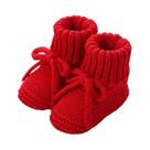 Meias De Tricô Para Bebês Com Laços De Princesa, Comprimento Até O Joelho, 0-12 Meses, Meias