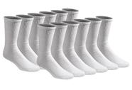 Meias Dickies All Purpose Cushion Crew White 12 pares Meias Dickies All Purpose Cushion Crew White 12 pares
