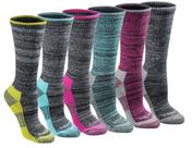 Meias Dickies Dri-Tech Moisture Control Crew femininas pretas 6-9