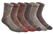 Meias Dickies Dri-Tech Moisture Control Mid-Crew Olive L (6 pares)