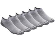 Meias Dickies Dri-tech Moisture Control No Show Grey, 6 e 12 pares