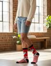 Meias Divertidas Patrulha Canina Cano Alto Adulto Casual G