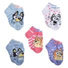Meias Easy Spirit Kids Light Blue Bluey Characters