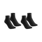 Meias Esportivas COOLMAX Respiráveis E Leves De Cinco Dedos Para Corrida E Maratona, 1, 2 Ou 4