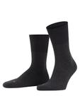 Meias esportivas FALKE Run Crew Cut U, 1 par de algodão cinza unissex