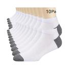 Meias Esportivas Masculinas De Algodão E Fibra De Bambu Respiráveis, 5 Pares, Absorção De Suor,