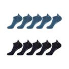 Meias Esportivas Masculinas De Malha Respirável Para Tornozelo, 10 Pares, Finas, Casuais, Atléticas,