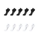Meias Esportivas Masculinas plus Size Para O Verão, 10 Pares De Algodão Penteado, EUR38-48, Alta Meias Esportivas Masculinas plus Size Para O Verão, 10 Pares De Algodão Penteado, EUR38-48, Alta