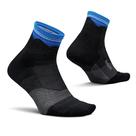 Meias Feetures Trail Max Cushion Mini Quarter Blue Charcoal