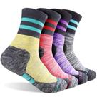 Meias FEIDEER, almofada feminina para caminhada e caminhada ao ar livre, 4 pares Meias FEIDEER, almofada feminina para caminhada e caminhada ao ar livre, 4 pares