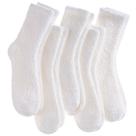 Meias felpudas femininas CHOWISH, supermacias, microfibra x5