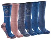 Meias femininas Dri-Tech Moisture Control da Dickies, 6 pares