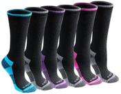 Meias femininas Dri-Tech Moisture Control da Dickies, 6 pares