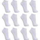 Meias Femininas Masculina Kit 12pares Cano Baixo