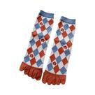 Meias Femininas Vintage De Algodão Com Dedos Separados Para Outono E Inverno, Confortáveis E Meias Femininas Vintage De Algodão Com Dedos Separados Para Outono E Inverno, Confortáveis E