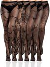 Meias Fishnet Thigh High Ramede, 6 pares femininas de Halloween