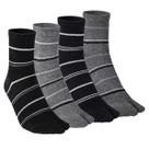 Meias flip-flop UBUMO para homens Tabi Split Toe Geta Cotton x4