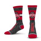 Meias For Bare Feet NCAA Ohio State Buckeyes Tamanho Grande
