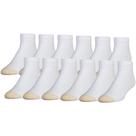 Meias GOLDTOE 656P Algodão Cano Curto Esportivas 12 Pares XL
