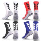 Meias Grip Mendeng Socks, antiderrapantes, para homens, pacote com 4, pretas e brancas