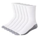 Meias Hanes Max Cushion Brancas Cano Médio Tamanho 12-14 US