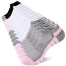 Meias Heatuff 7 Pares Femininas Esportivas com Amortecimento e Corte Baixo Meias Heatuff 7 Pares Femininas Esportivas com Amortecimento e Corte Baixo