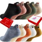 Meias IBEILLI femininas fofas, 10 pares de meias de algodão kawaii